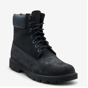 Timberland Men's Dark Leather Lace-Up Boots